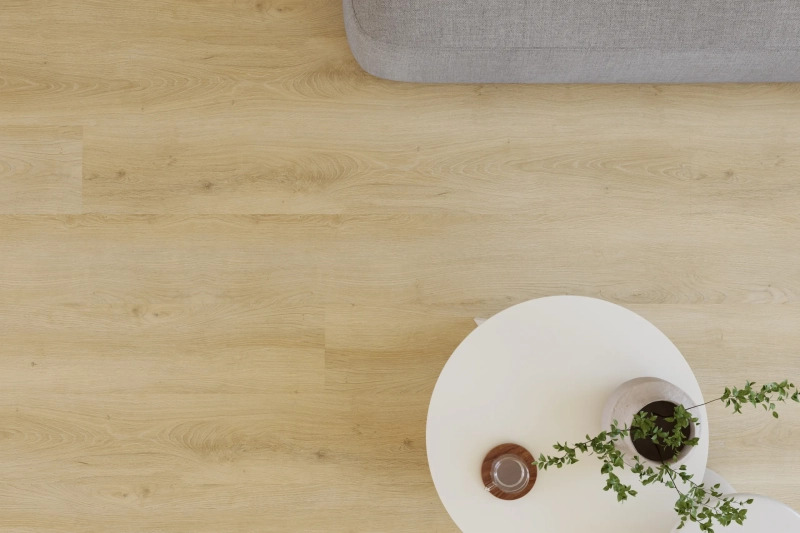 Castell Supreme 860 Planks XXL 118 Sienna PVC plank plak pvc in woonkamer sfeerfoto