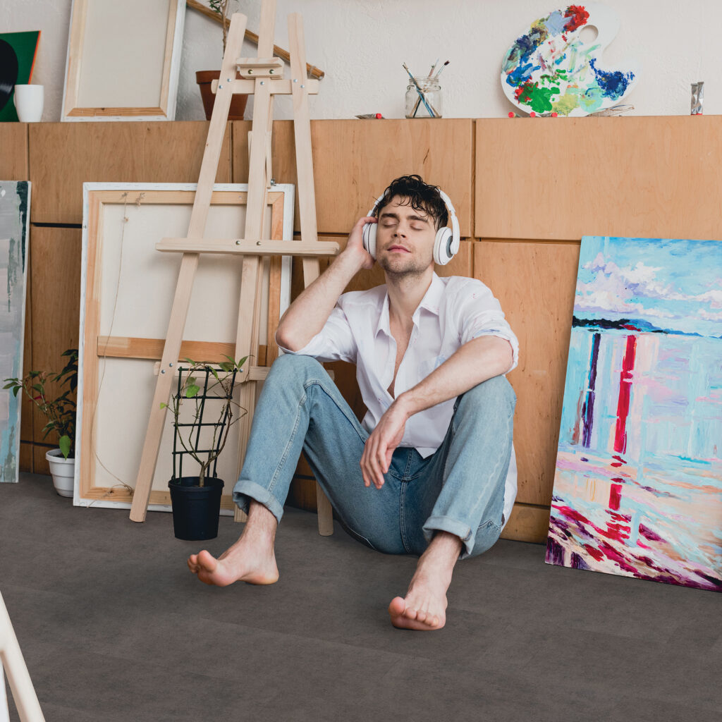 Bodiax Stone BP365 627 Sierra Nevada PVC tegel plak pvc in woonkamer sfeerfoto