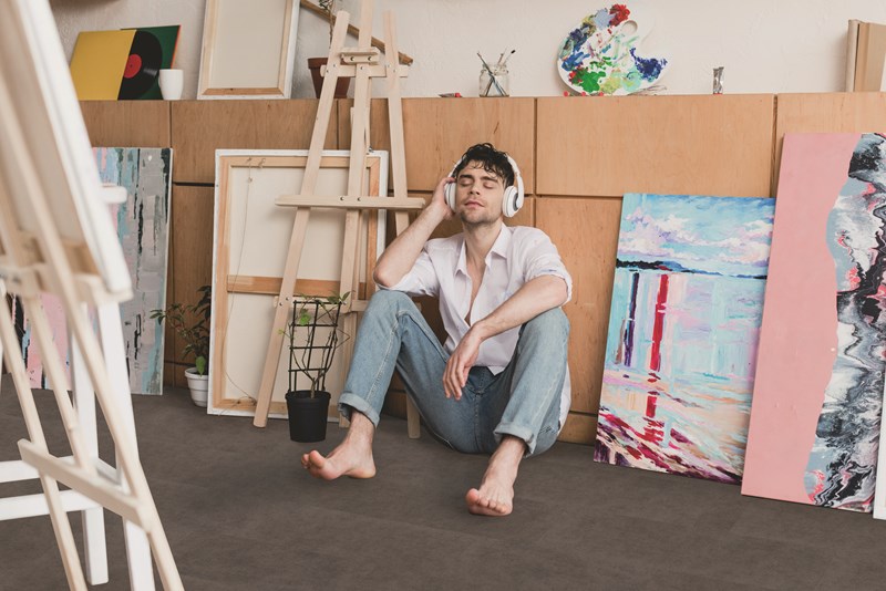 Bodiax Rock BP565 Click 527 Sierra Nevada PVC plank click pvc in woonkamer sfeerfoto