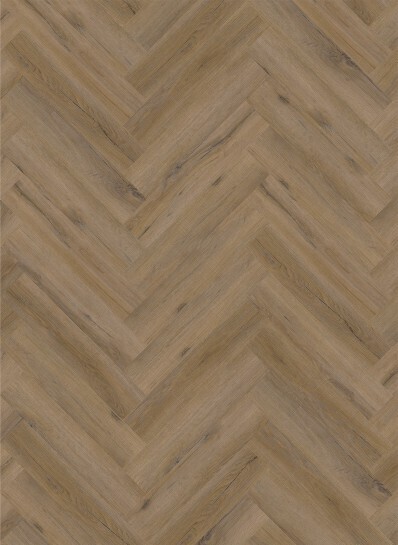 Gelasta City Visgraat Click 5701 Detail van de structuur Smoked Oak Natural visgraat click pvc met subtiele nerf