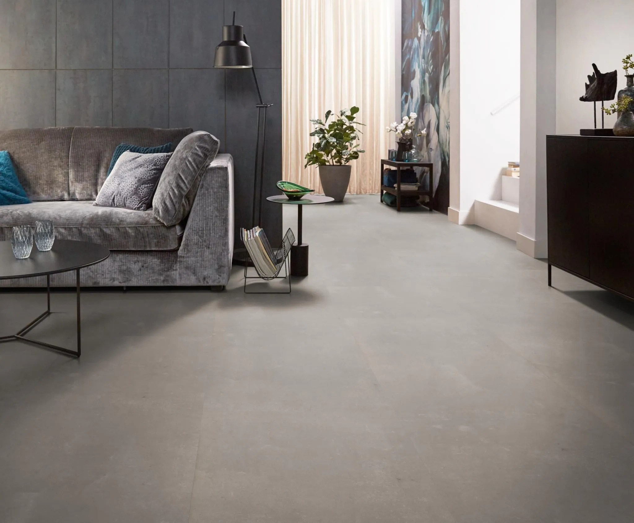 Interieur met Ambiant Piero Taupe PVC tegels