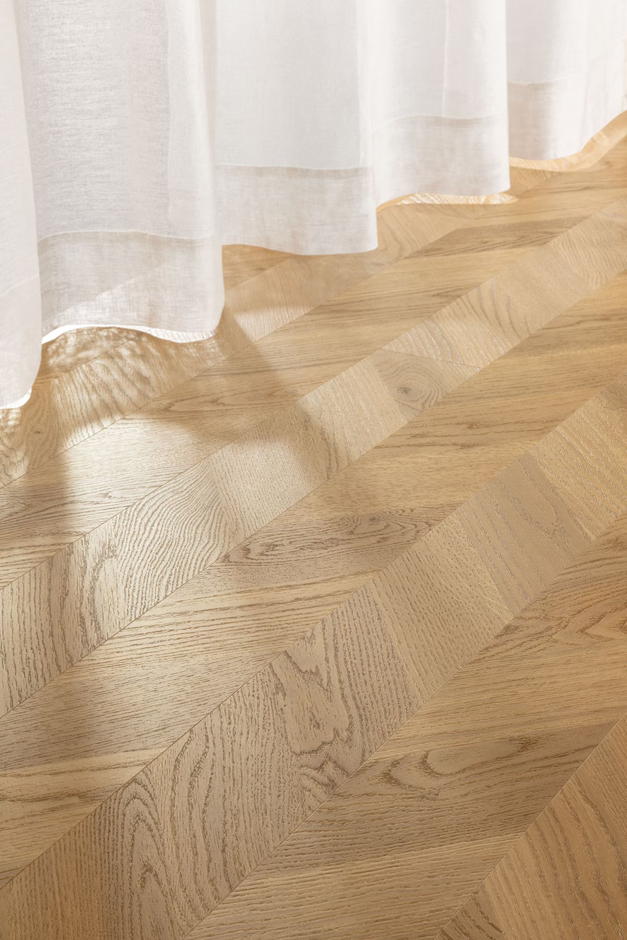 Floorify Twist Click F401 Close-up van houtdessin Twist Toblerone PVC plank click pvc met verfijnde afwerking