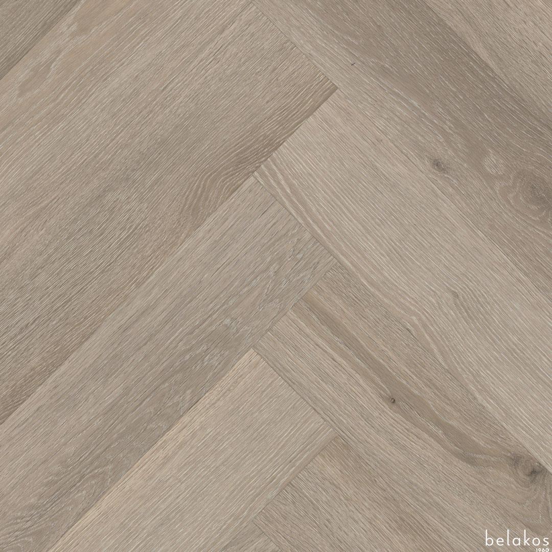 Belakos Rustico Visgraat 10 Detail van de structuur variant visgraat plak pvc met subtiele nerf warmteweerstand 0019 m²K/W