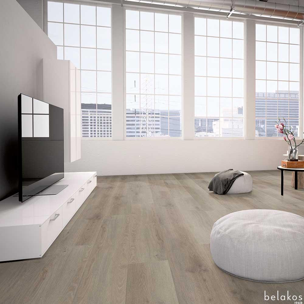 Belakos Rustico 10 variant PVC plank plak pvc in woonkamer sfeerfoto