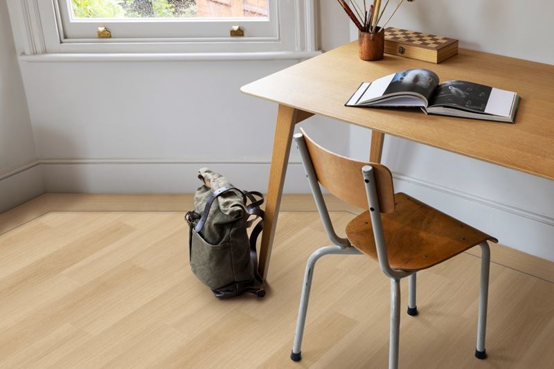 Moduleo Roots Glyde Oak 22219 variant PVC plank plak pvc in woonkamer sfeerfoto