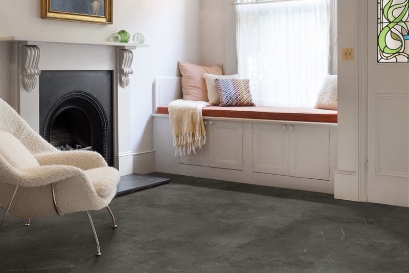 Moduleo Roots Triana 46990 variant PVC tegel plak pvc in woonkamer sfeerfoto