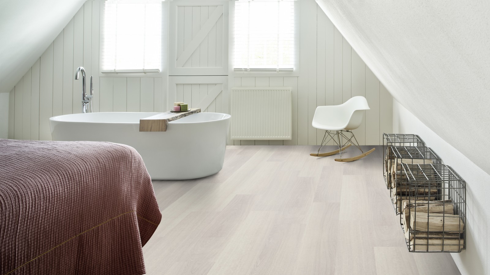 sfeerfoto Roots Glyde Oak PVC plank plak pvc in woonkamer SKU 22126-XL