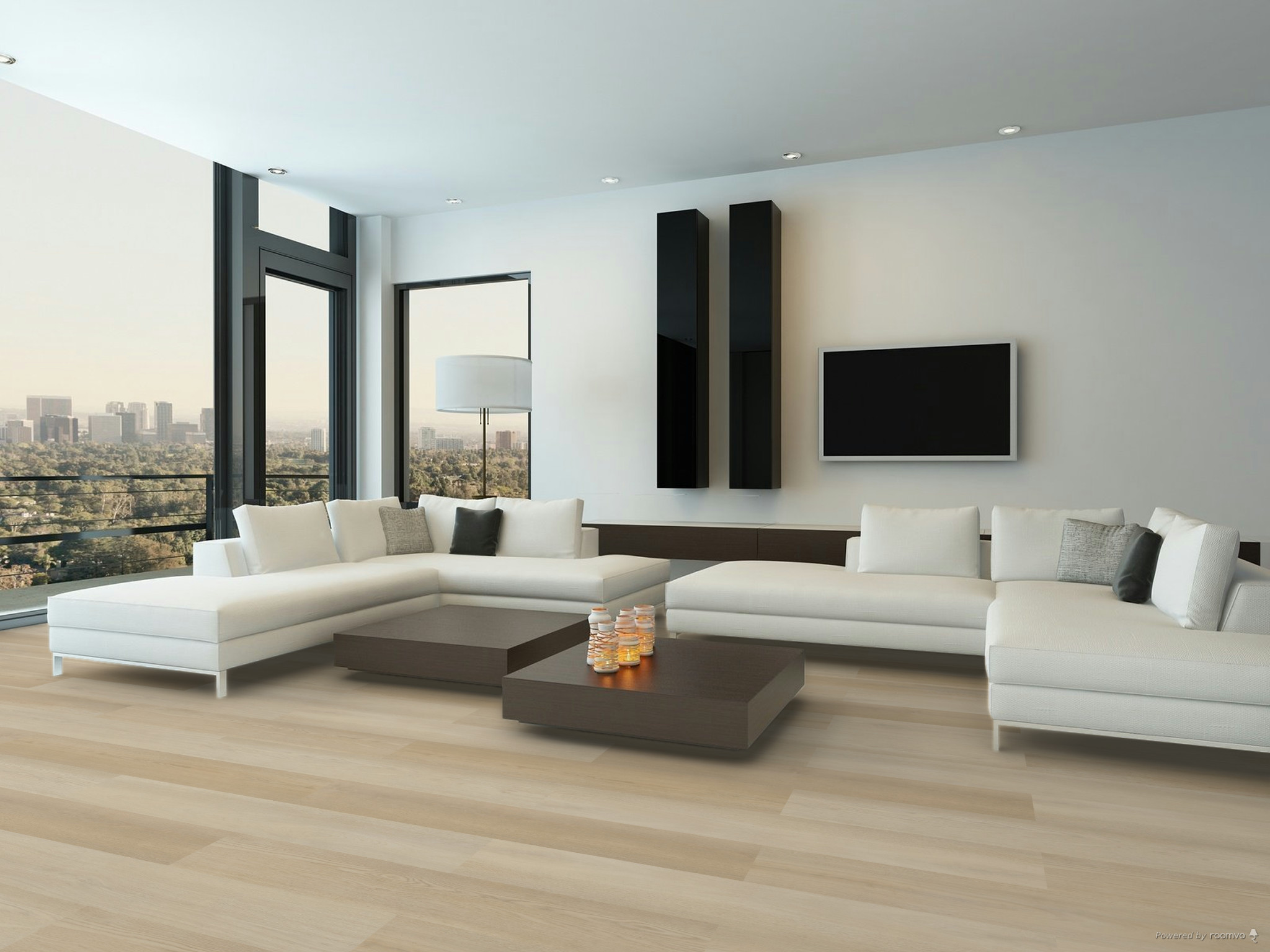 Therdex Premier 15082 variant PVC plank plak pvc in woonkamer sfeerfoto