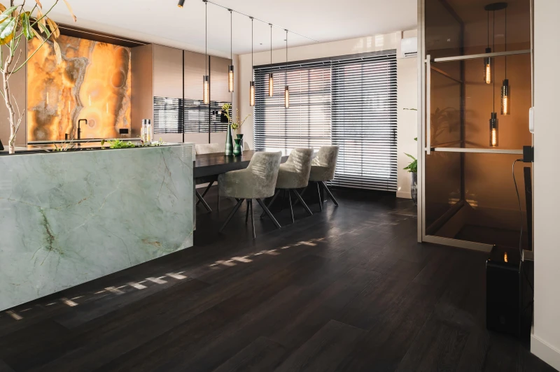 Therdex Premium 70060 PVC plank plak pvc in woonkamer sfeerfoto