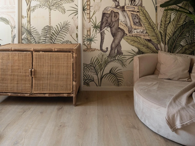 Therdex XstraLong 18080 Close-up van houtdessin variant PVC plank plak pvc met natuurlijke tekening