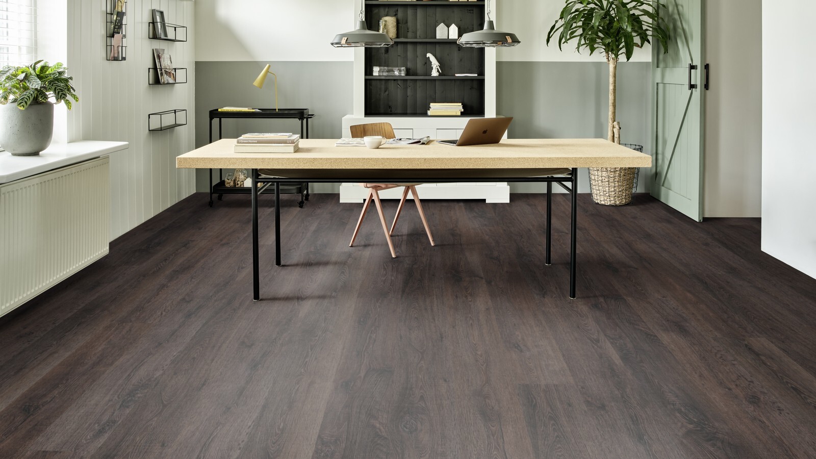 Moduleo Roots Nashville Oak 88889-XL variant PVC plank plak pvc in woonkamer sfeerfoto