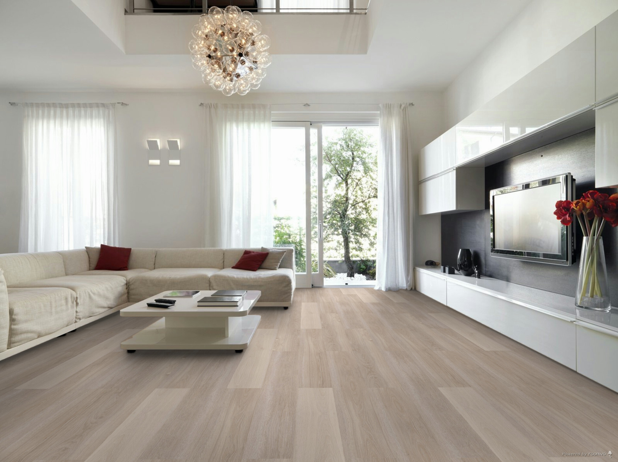 Therdex Original 15012 variant PVC plank plak pvc in woonkamer sfeerfoto