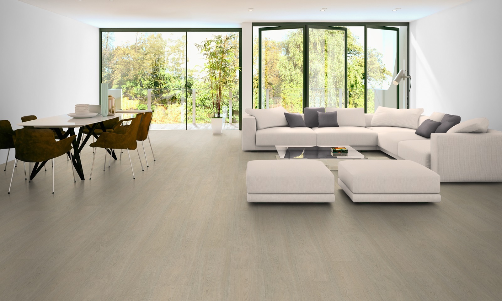 Terreno 620 PVC plank plak PVC sfeerfoto in woonkamer