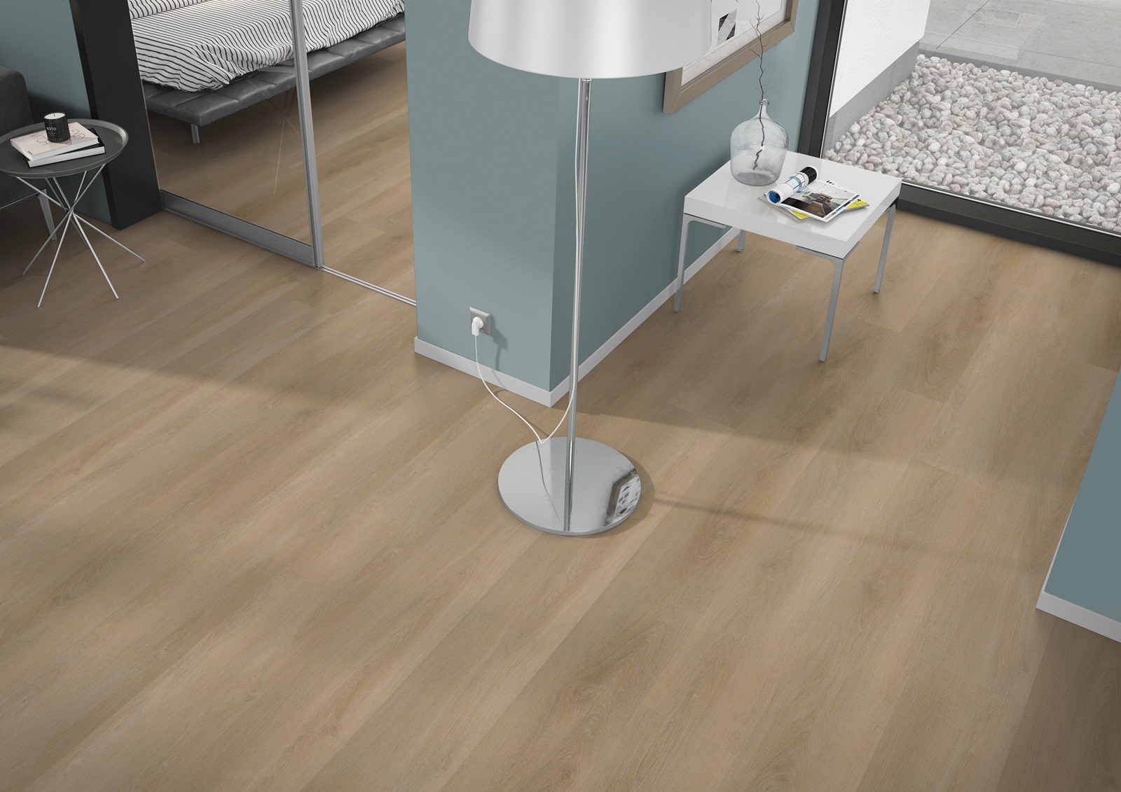 Attico Click 810 PVC plank click PVC sfeerfoto in woonkamer