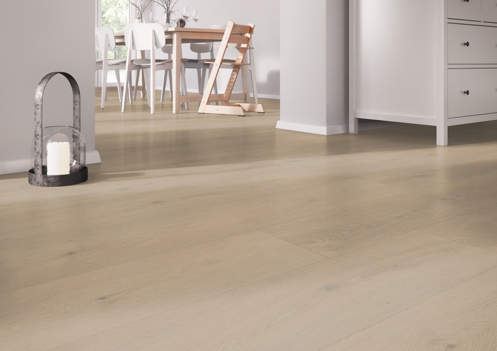 Belakos Palazzo 740 variant PVC plank plak pvc in woonkamer sfeerfoto