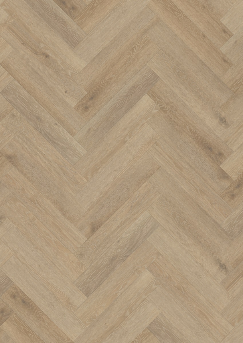 Structuurdetail van Belakos Rustico Visgraat 20 plak PVC vloer – matte toplaag