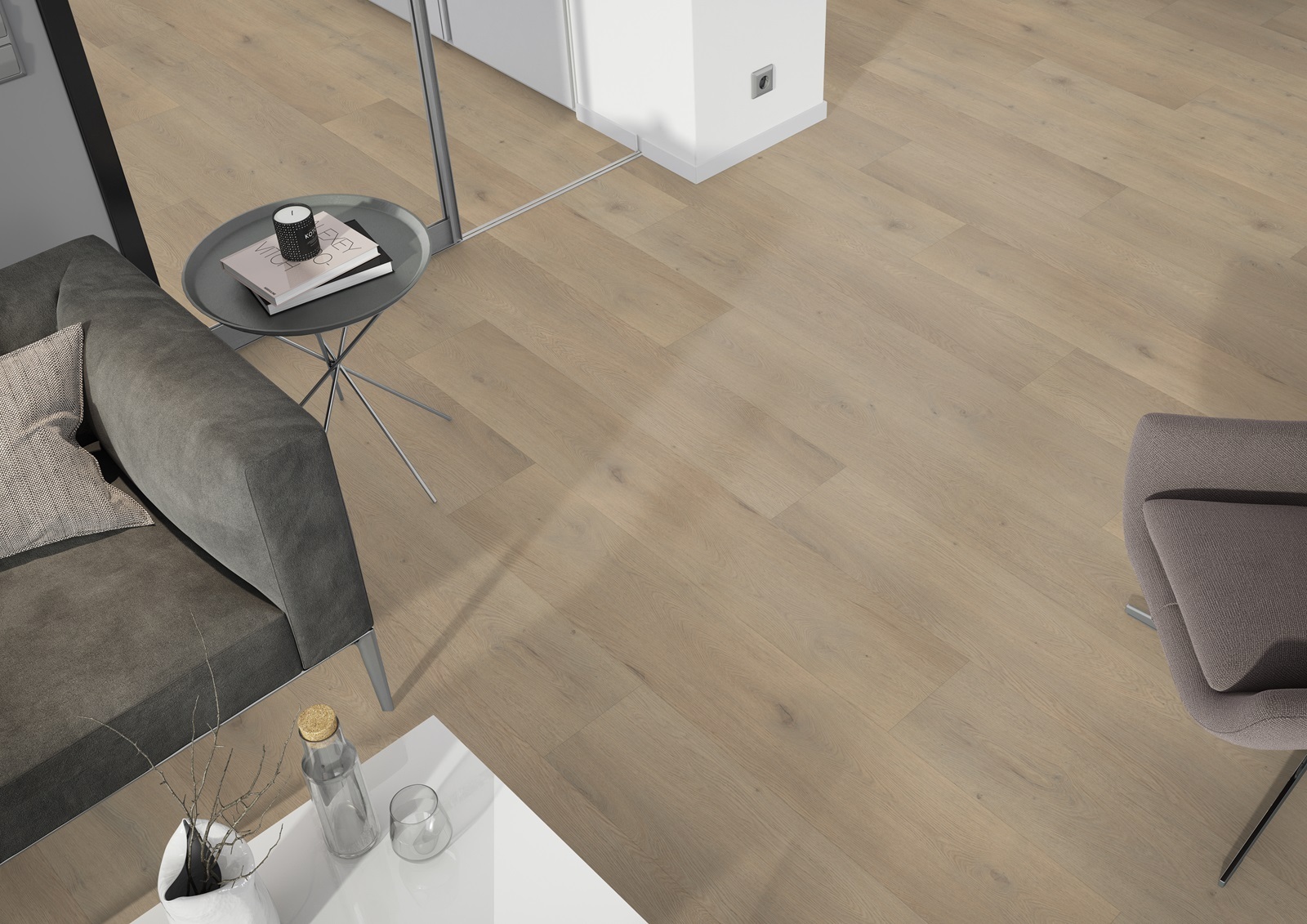 Belakos Attico Click 860 variant PVC plank click pvc in woonkamer sfeerfoto