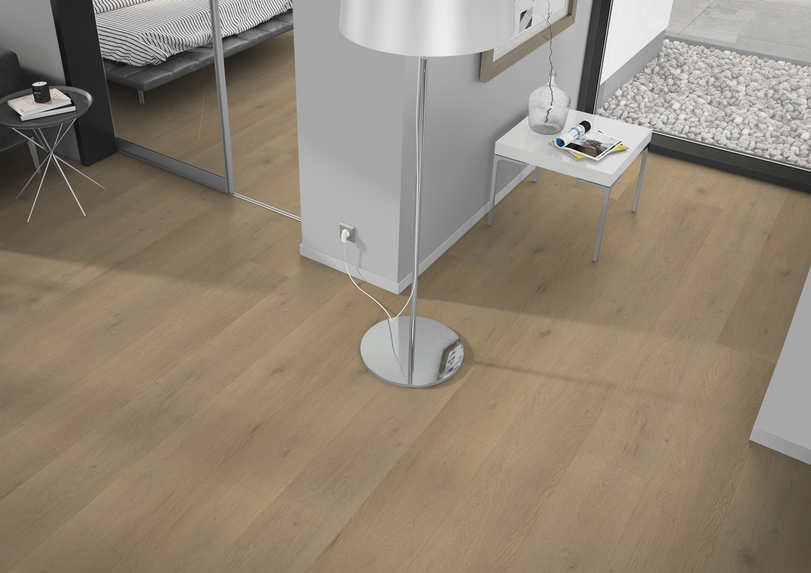 Attico Click 870 PVC plank click PVC sfeerfoto in woonkamer