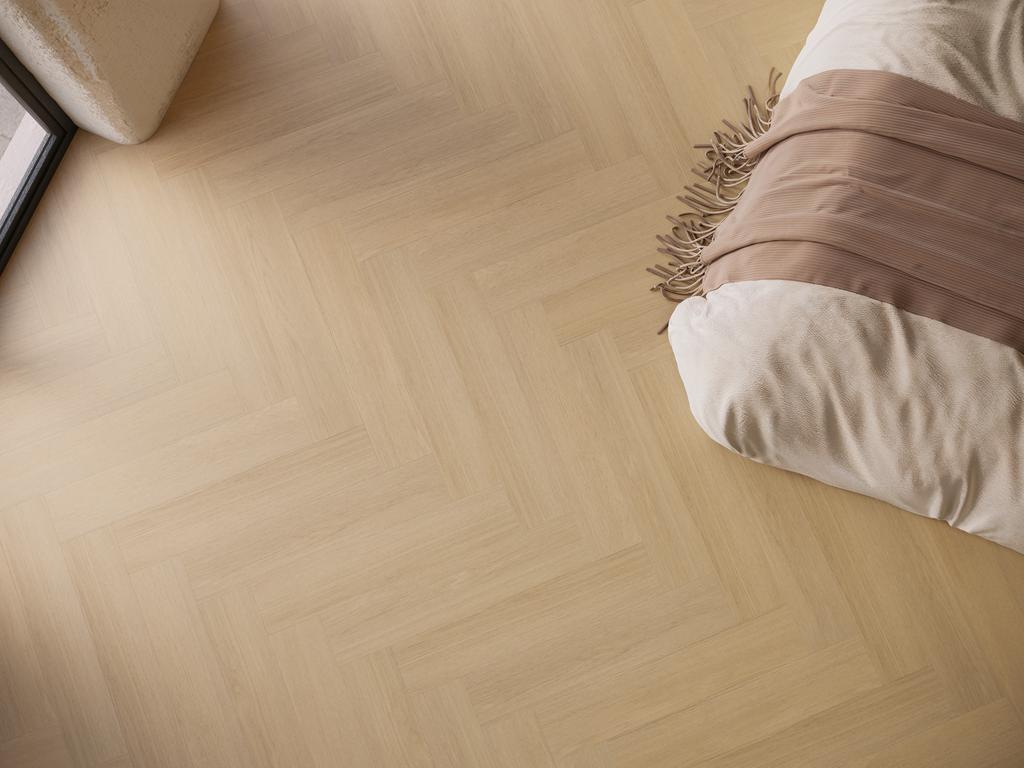 sfeerfoto Futuro Visgraat XL 51 visgraat plak pvc in woonkamer