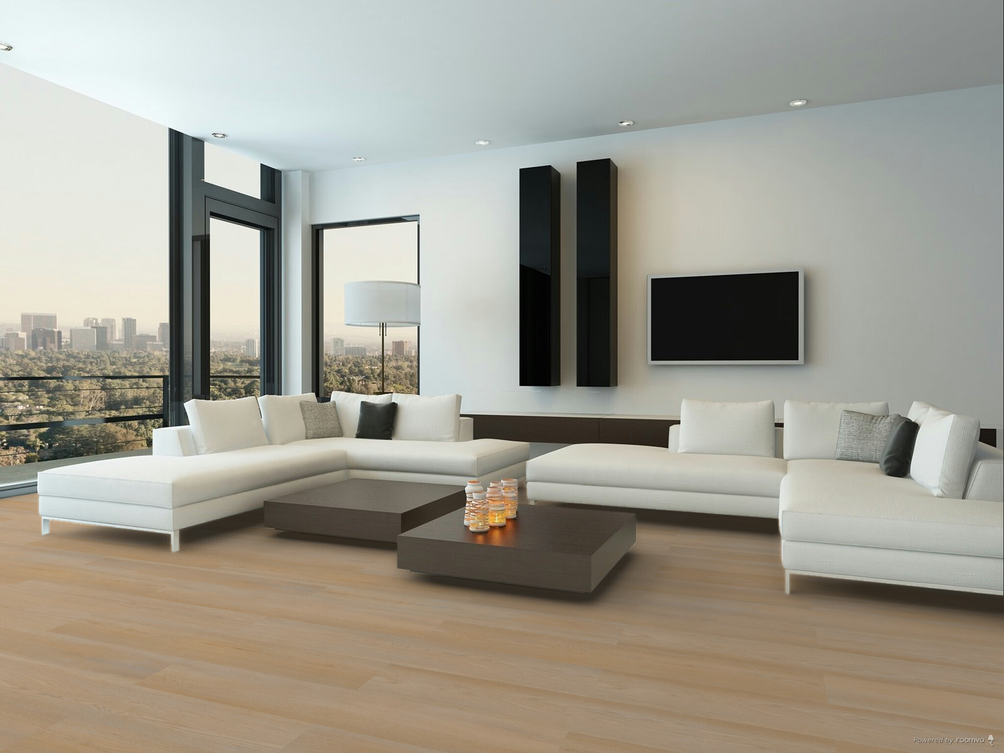 Therdex Premier Click 15080 PVC plank click pvc in woonkamer sfeerfoto