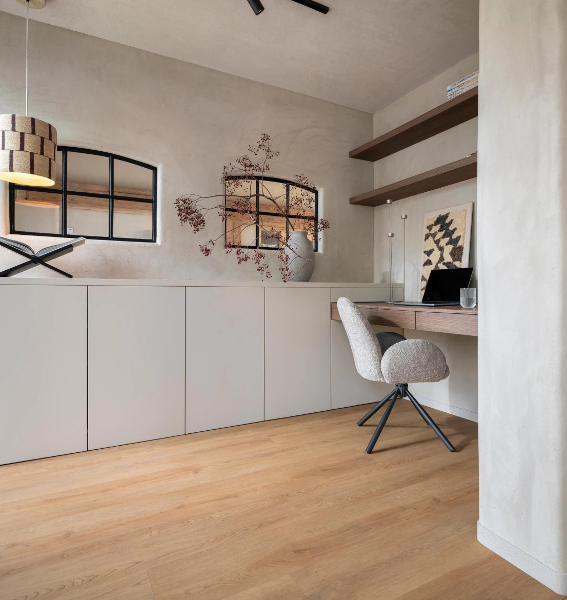 Hebeta Chablis XL Plank 54859 variant PVC plank plak pvc in woonkamer sfeerfoto