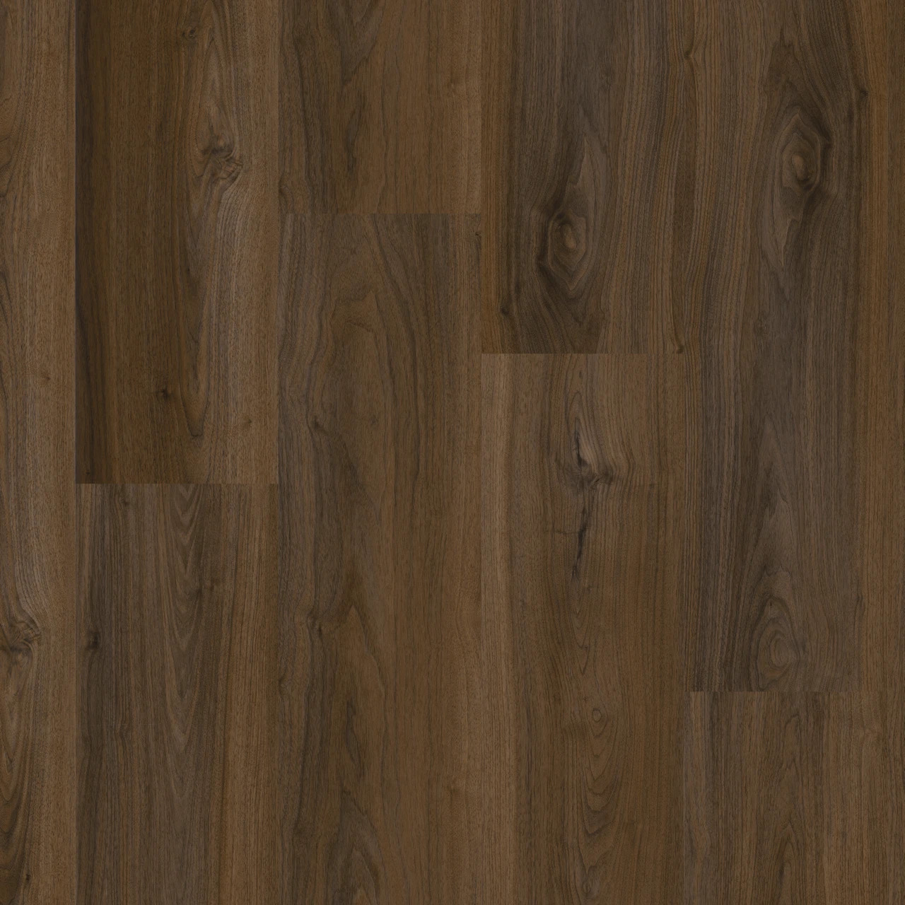 Therdex Walnut C12051 PVC plank click pvc in woonkamer sfeerfoto