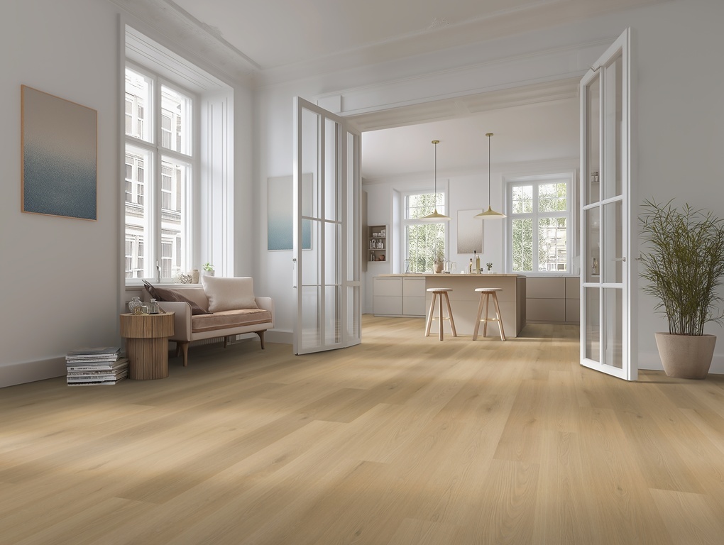 Borgo Click 300 PVC plank click PVC sfeerfoto in woonkamer