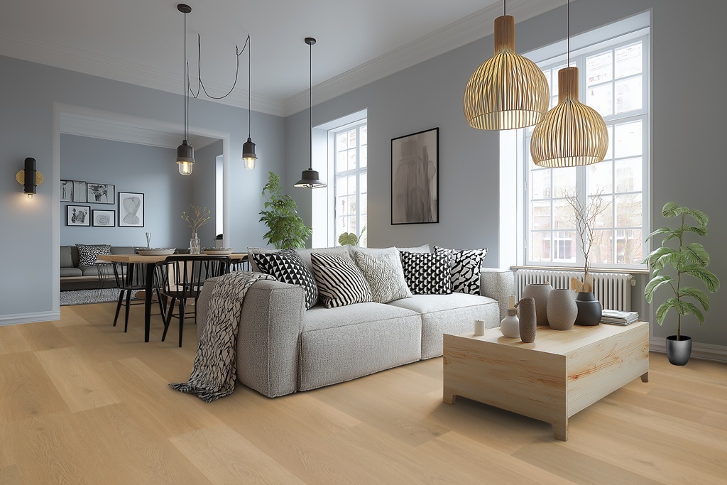 Borgo Click 320 PVC plank click PVC sfeerfoto in woonkamer