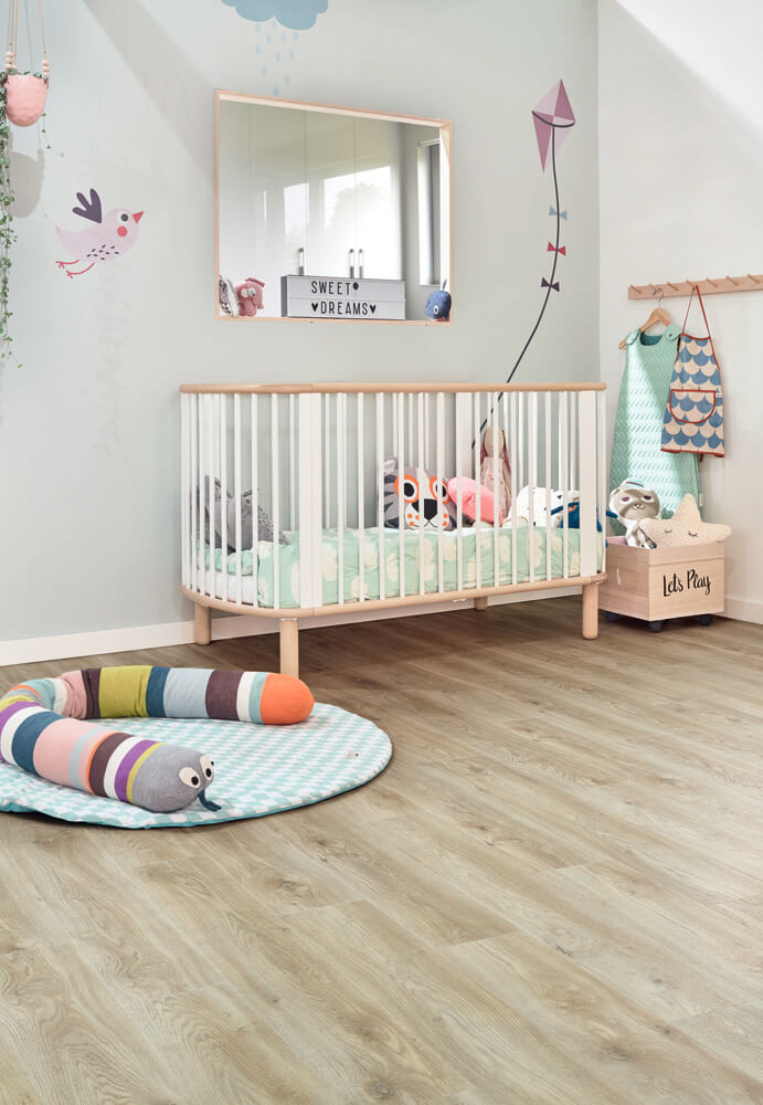 Moduleo Roots Sierra Oak 58226 variant PVC plank plak pvc in woonkamer sfeerfoto