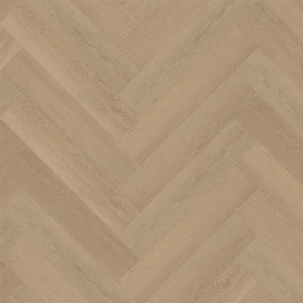 VTwonen Herringbone Warm Natural 6201101519 plak PVC visgraat detail van houtstructuur en matte afwerking