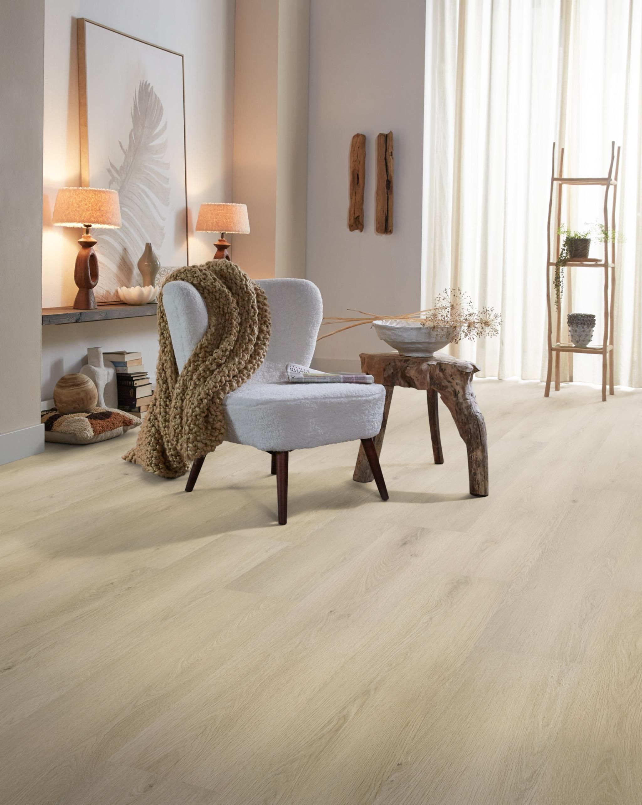 Ambiant Marento Click 6921401319 Warm Oak PVC plank click pvc in woonkamer sfeerfoto