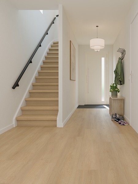 Ground Studio Select Oak Warm Sand P.10.40.1 plak PVC plank in interieur sfeerfoto