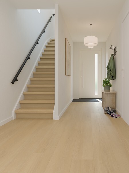 Ground Studio Pure Oak Warm Sand PC.20.40.2 click PVC plank in interieur sfeerfoto