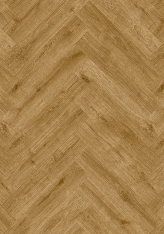 Moduleo Layred Visgraat Wistman Oak 63840 click PVC visgraat detail van houtstructuur en matte afwerking