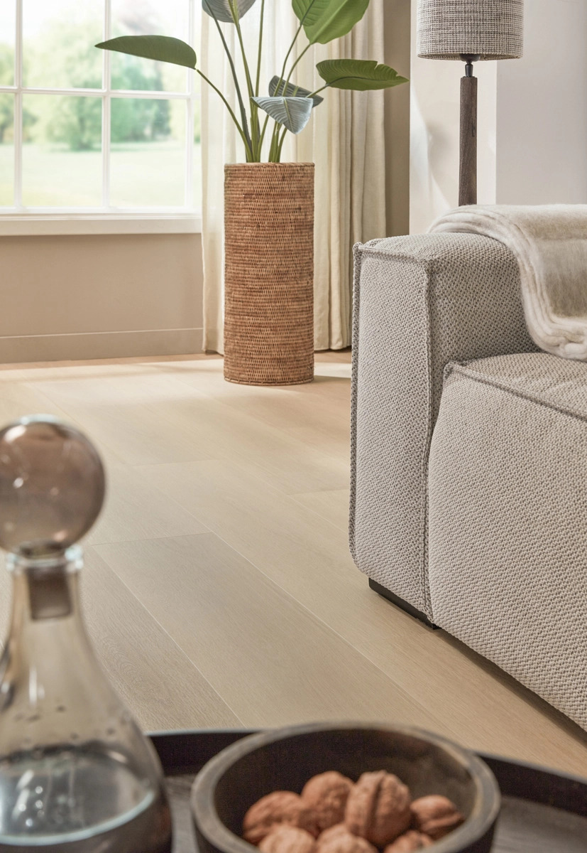 Floer Natuur PVC FLR-3047 Close-up van houtdessin Zadar Zand PVC plank plak pvc met natuurlijke tekening