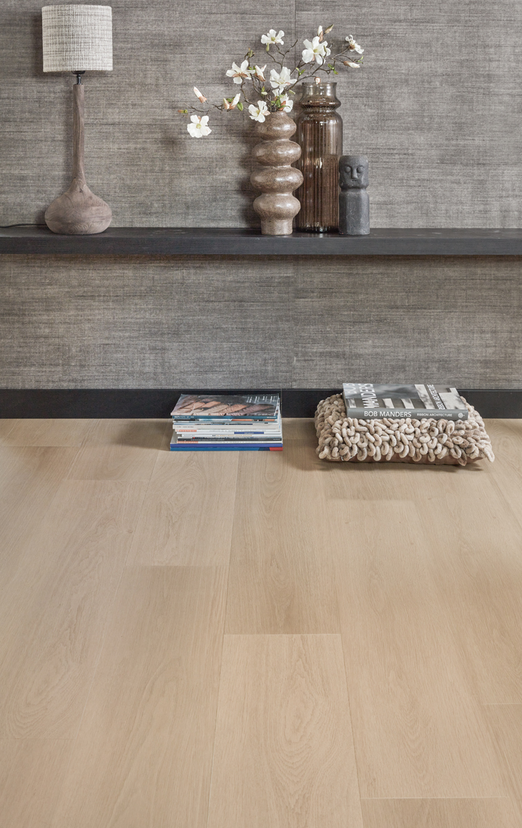 Floer Natuur PVC FLR-3047 Kleur en structuur Zadar Zand PVC plank plak pvc met subtiele v-groef