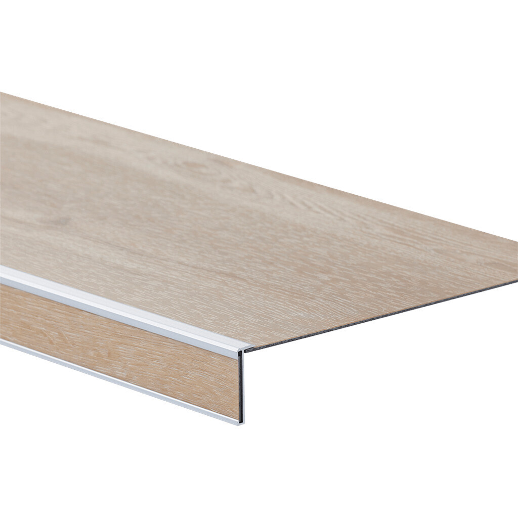  Detail van Ambiant Vivero traprenovatie Beige traprenovatie traprenovatie pakket met treden, stootborden en trapneuzen, artikel 5638182411