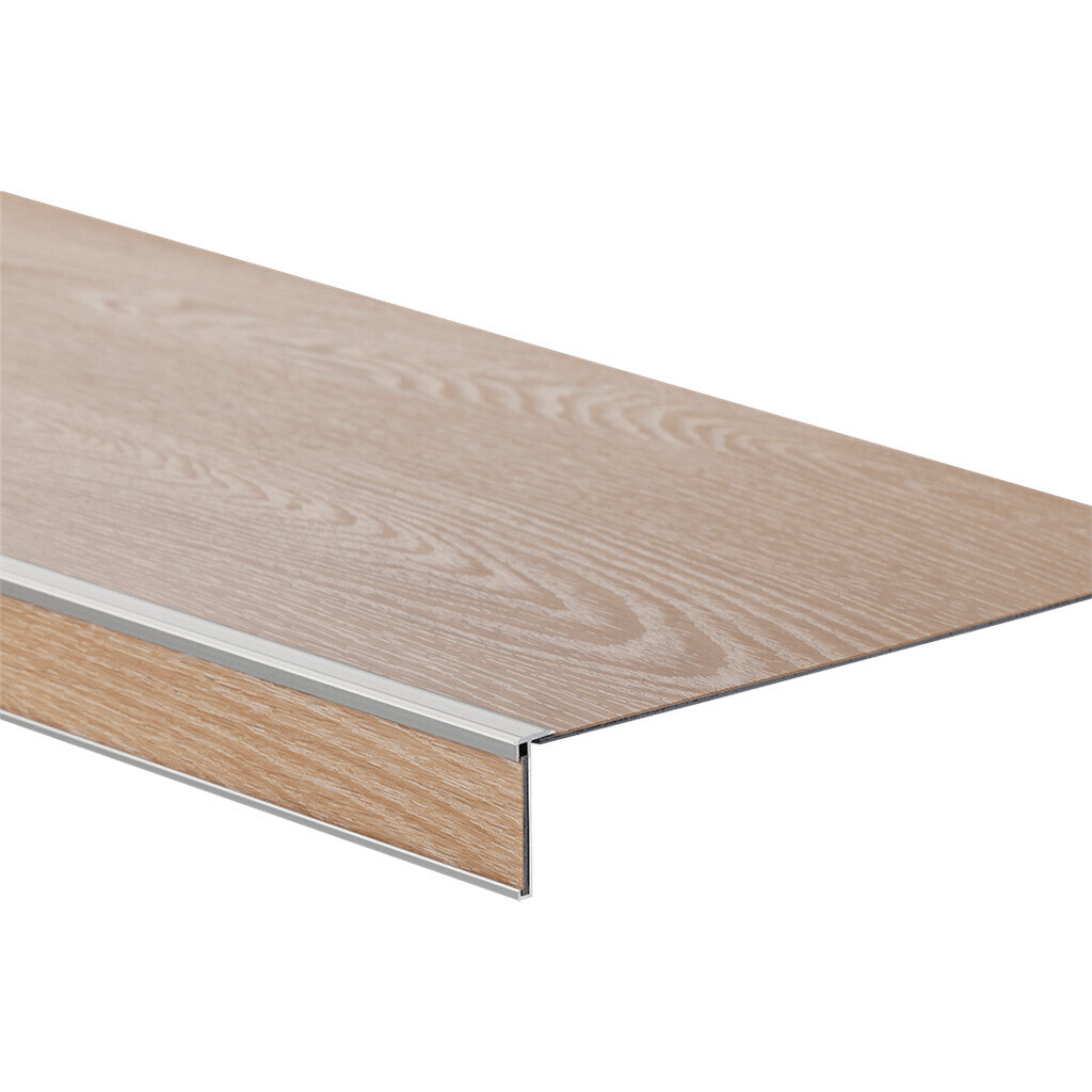  Detail van Ambiant Estino traprenovatie Dark Oak traprenovatie traprenovatie pakket met treden, stootborden en trapneuzen, artikel 5637161111