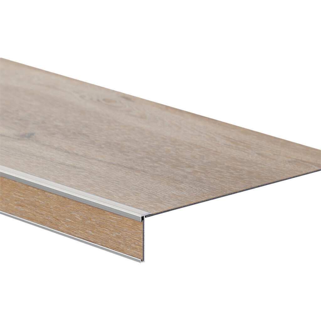  Detail van Ambiant Vivero traprenovatie Natural Oak traprenovatie traprenovatie pakket met treden, stootborden en trapneuzen, artikel 5638182211