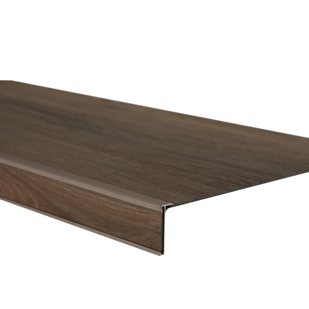  Ambiant Avanto traprenovatie Warm Brown – close-up van pvc trapbekleding set artikelcode 5635380411