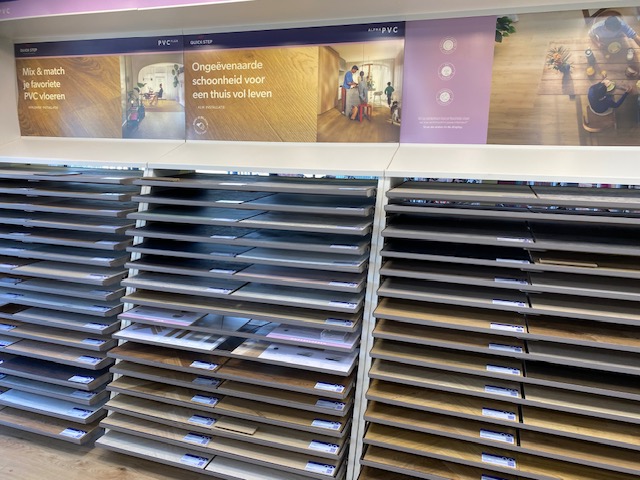 QuickStep laminaat en PVC vloeren showroom
