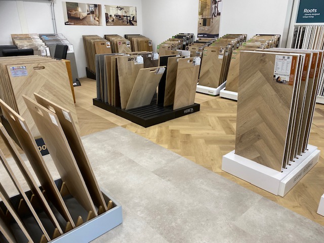 Showroom PVC vloeren